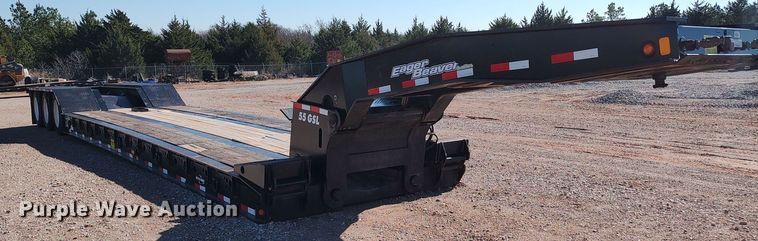 image for item LK9344 2011 Eager Beaver 55GSL  lowboy equipment trailer