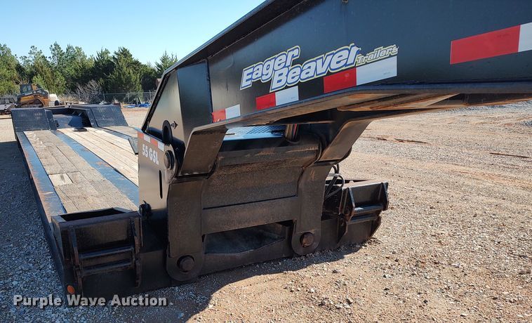 image for item LK9344 2011 Eager Beaver 55GSL  lowboy equipment trailer