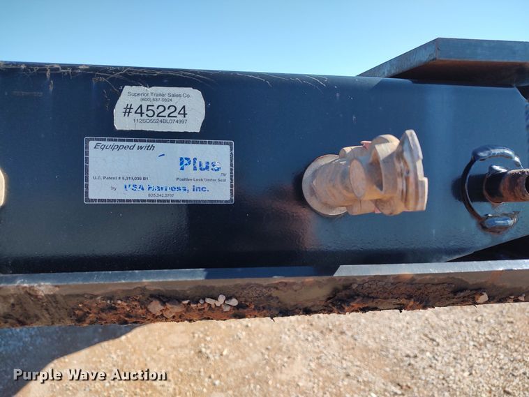 image for item LK9344 2011 Eager Beaver 55GSL  lowboy equipment trailer