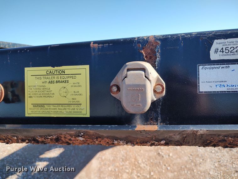 image for item LK9344 2011 Eager Beaver 55GSL  lowboy equipment trailer