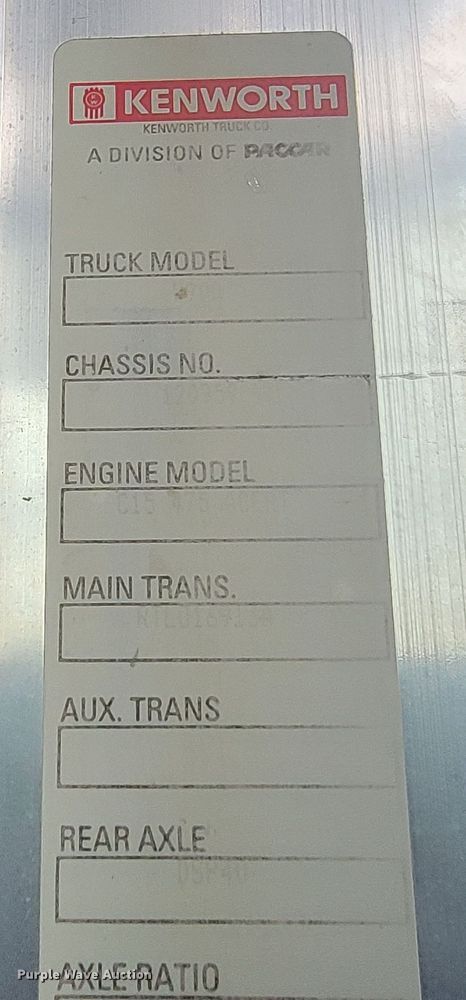 image for item LL9754 2006 Kenworth W900  semi truck