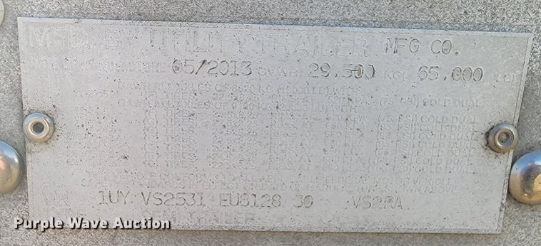 image for item LL9758 2014 Utility 3000R refrigerated van trailer