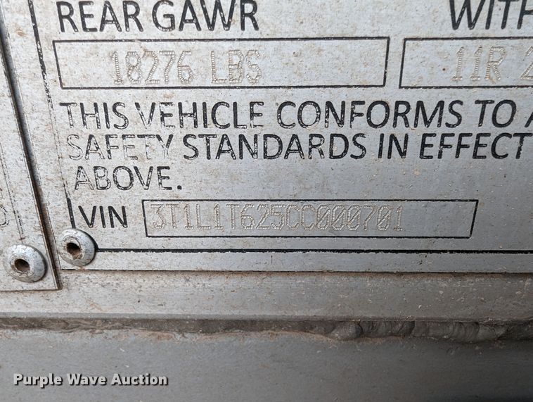 image for item LP9106 2012 TyTal 2BBL  tank trailer