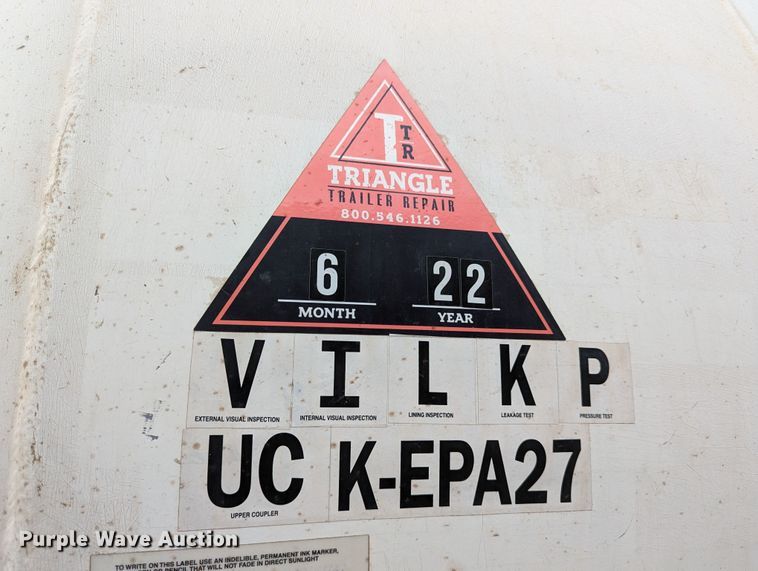 image for item LP9107 1987 VIM  tank trailer