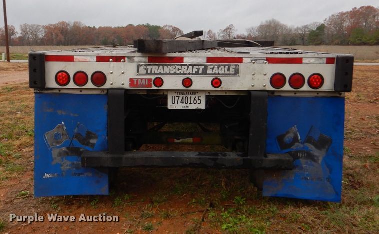 image for item LT9011 1999 Transcraft Eagle  flatbed trailer