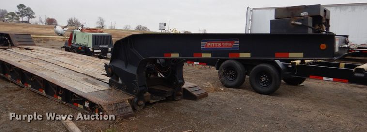 image for item LT9012 2007 Pitts LB55-24D  lowboy equipment trailer