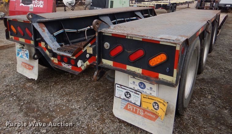 image for item LT9012 2007 Pitts LB55-24D  lowboy equipment trailer