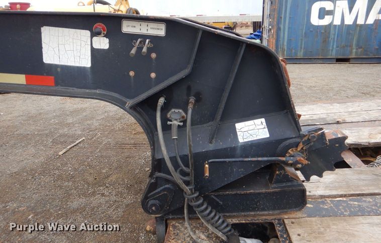 image for item LT9012 2007 Pitts LB55-24D  lowboy equipment trailer