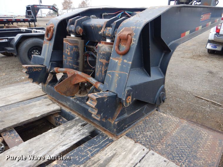 image for item LT9012 2007 Pitts LB55-24D  lowboy equipment trailer