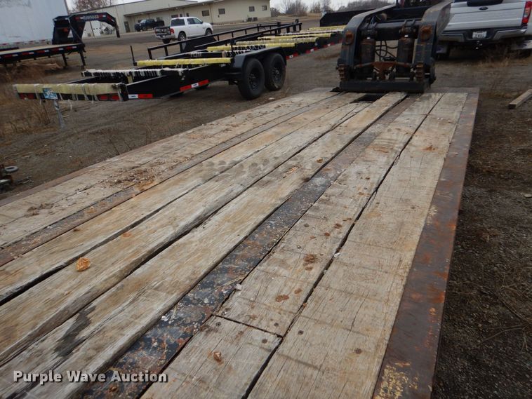 image for item LT9012 2007 Pitts LB55-24D  lowboy equipment trailer