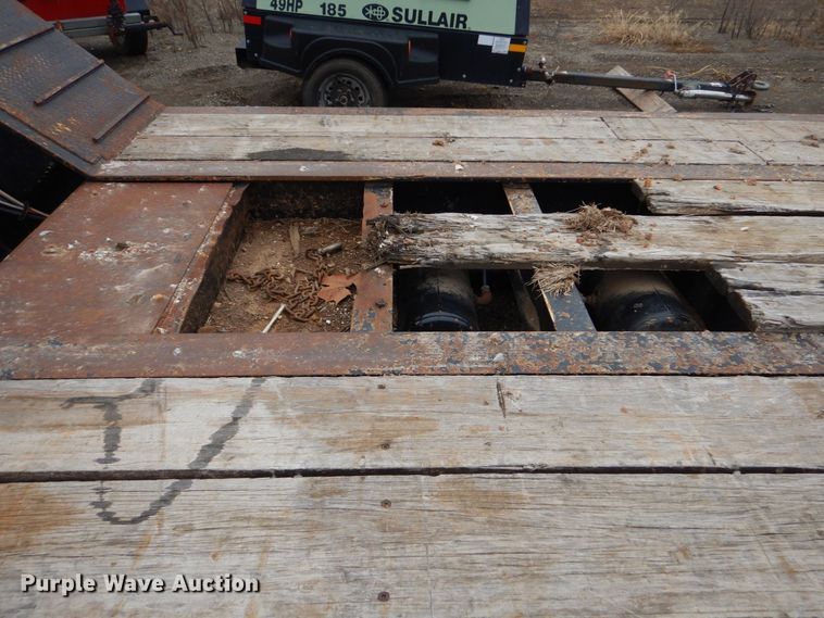 image for item LT9012 2007 Pitts LB55-24D  lowboy equipment trailer