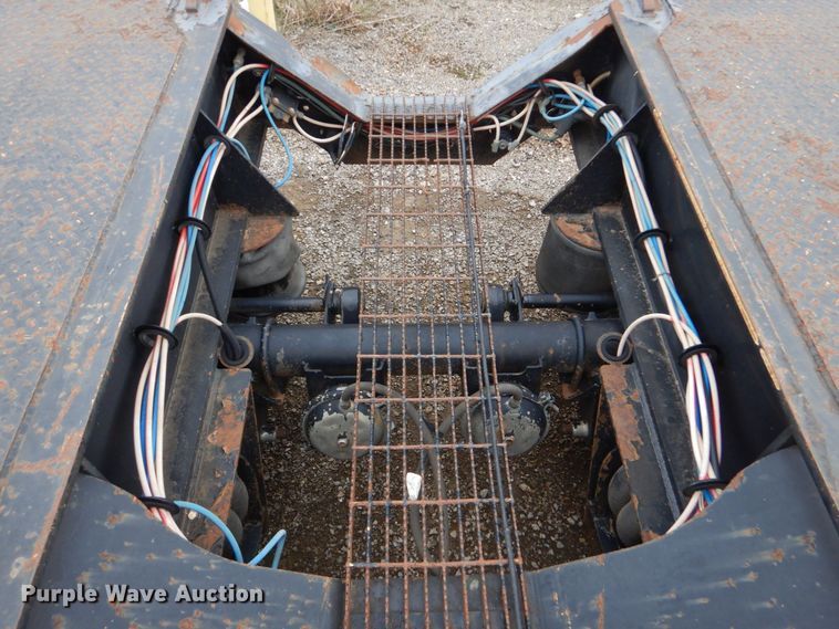 image for item LT9012 2007 Pitts LB55-24D  lowboy equipment trailer