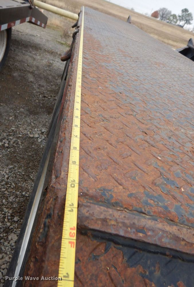 image for item LT9012 2007 Pitts LB55-24D  lowboy equipment trailer