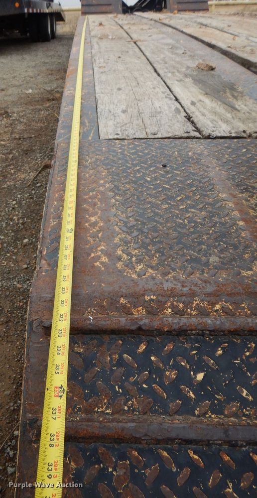 image for item LT9012 2007 Pitts LB55-24D  lowboy equipment trailer