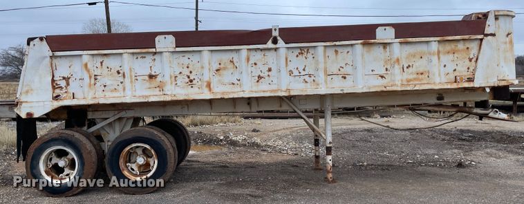 image for item MI9590 1968 Lufkin THD2  end dump trailer
