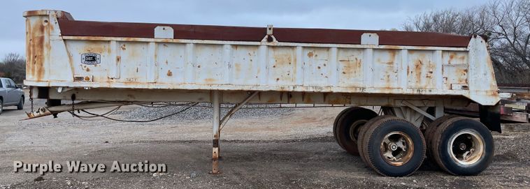 image for item MI9590 1968 Lufkin THD2  end dump trailer