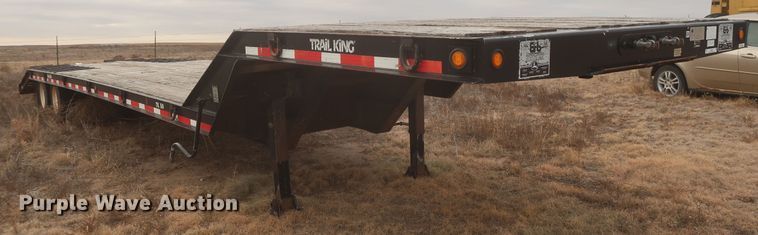 image for item MJ9239 2008 Trail King TK50  drop deck equipment trailer