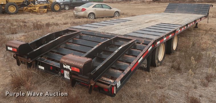 image for item MJ9239 2008 Trail King TK50  drop deck equipment trailer