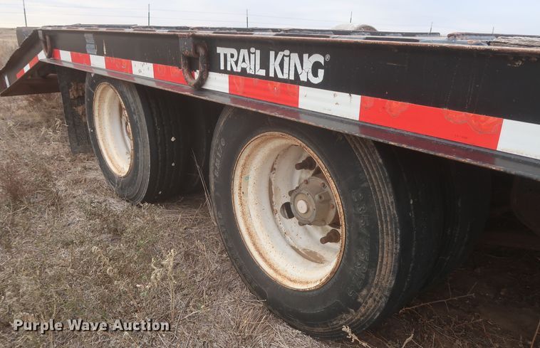 image for item MJ9239 2008 Trail King TK50  drop deck equipment trailer