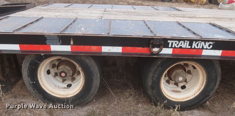 image for item MJ9239 2008 Trail King TK50  drop deck equipment trailer
