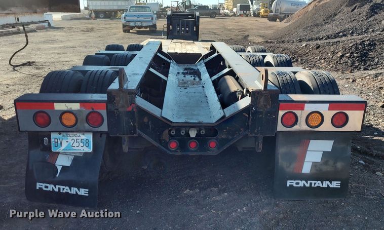 image for item MJ9278 2012 Fontaine Magnitude 55H  lowboy equipment trailer
