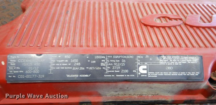 image for item MT9979 2012 Freightliner Cascadia 125  semi truck