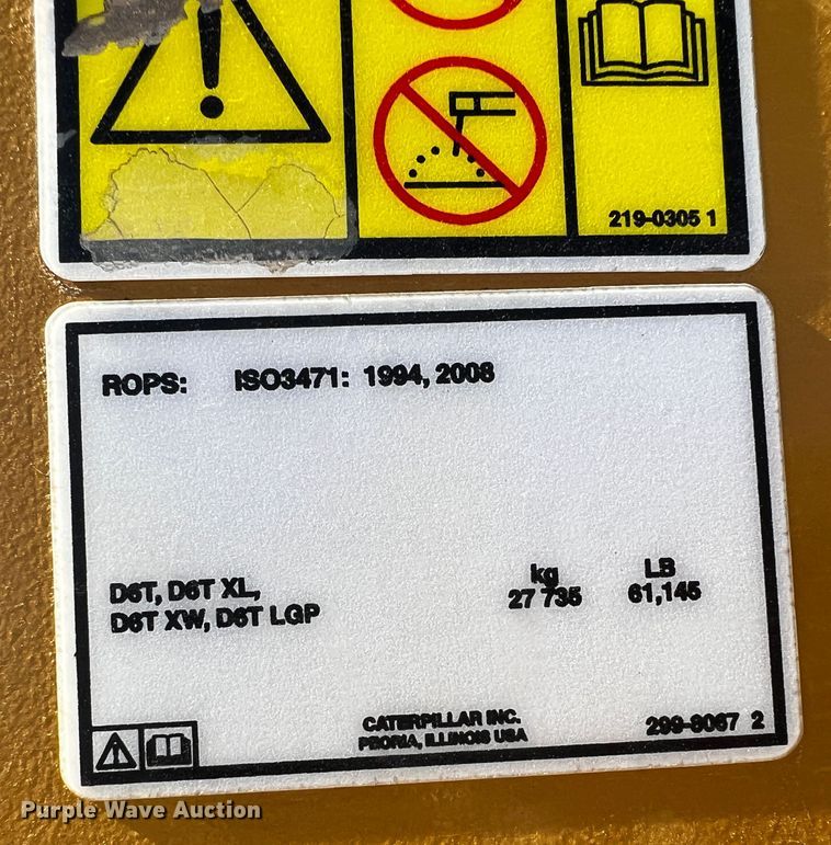 image for item DO8884 2014 Caterpillar D6T XL  dozer