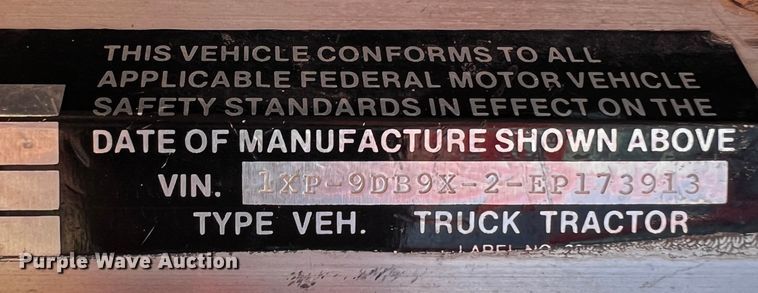 image for item DO8894 1984 Peterbilt 359  semi truck