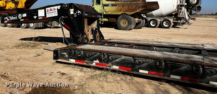 image for item DO8897 2013 Talbert  lowboy equipment trailer
