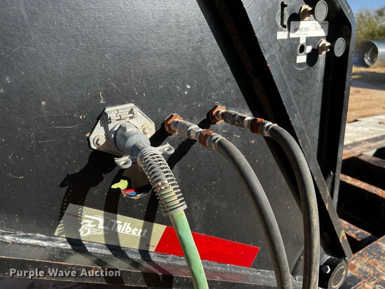 image for item DO8897 2013 Talbert  lowboy equipment trailer