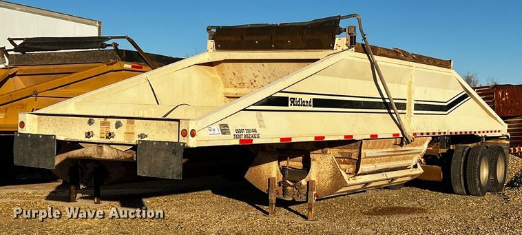 image for item DO8911 1996 Midland MG40CLAM  bottom dump trailer