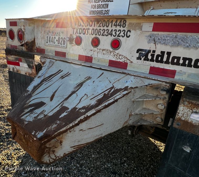 image for item DO8911 1996 Midland MG40CLAM  bottom dump trailer