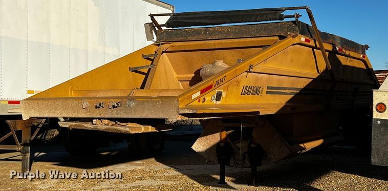image for item DO8912 1993 Load King 2066-40-2  bottom dump trailer