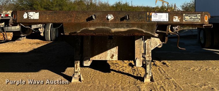 image for item DO8914 1996 Aztec  drop deck equipment trailer