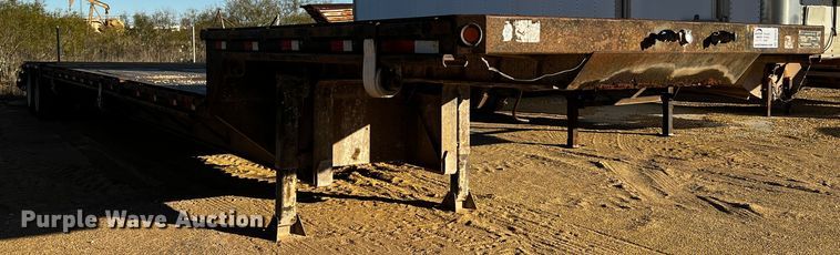 image for item DO8914 1996 Aztec  drop deck equipment trailer