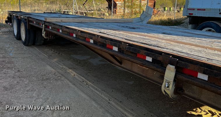 image for item DO8914 1996 Aztec  drop deck equipment trailer