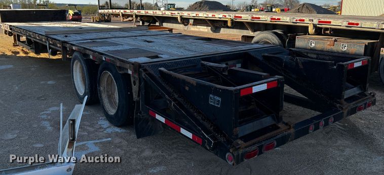 image for item DO8914 1996 Aztec  drop deck equipment trailer