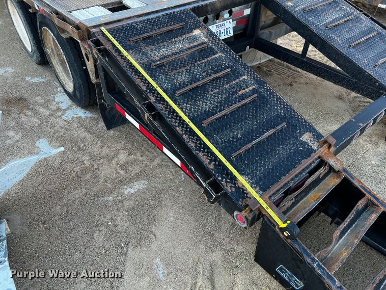image for item DO8914 1996 Aztec  drop deck equipment trailer
