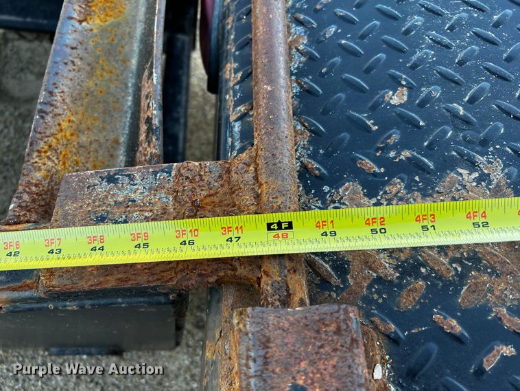 image for item DO8914 1996 Aztec  drop deck equipment trailer