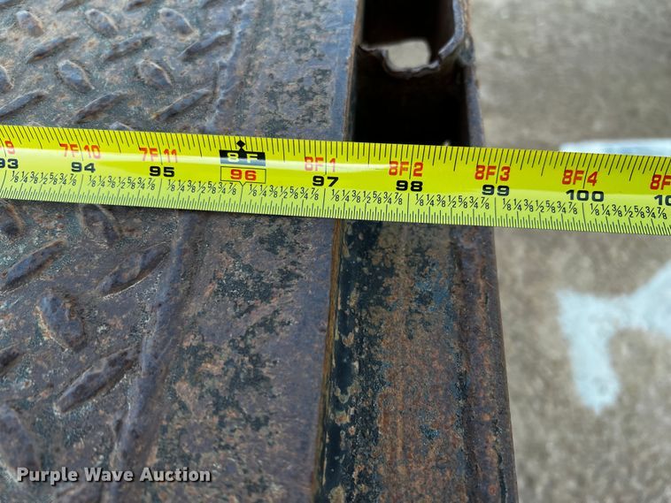 image for item DO8914 1996 Aztec  drop deck equipment trailer