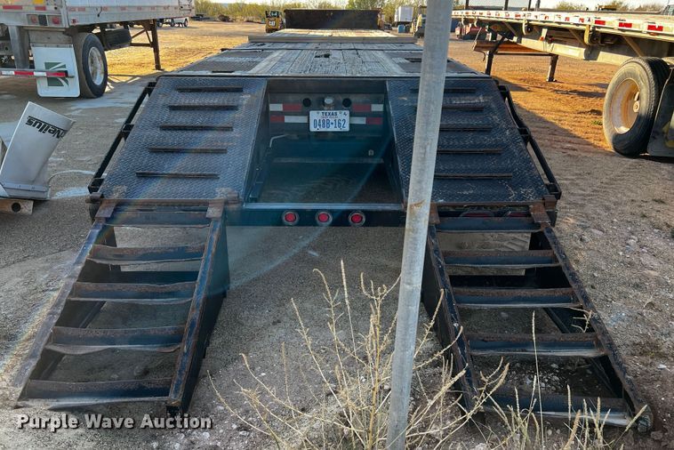 image for item DO8914 1996 Aztec  drop deck equipment trailer