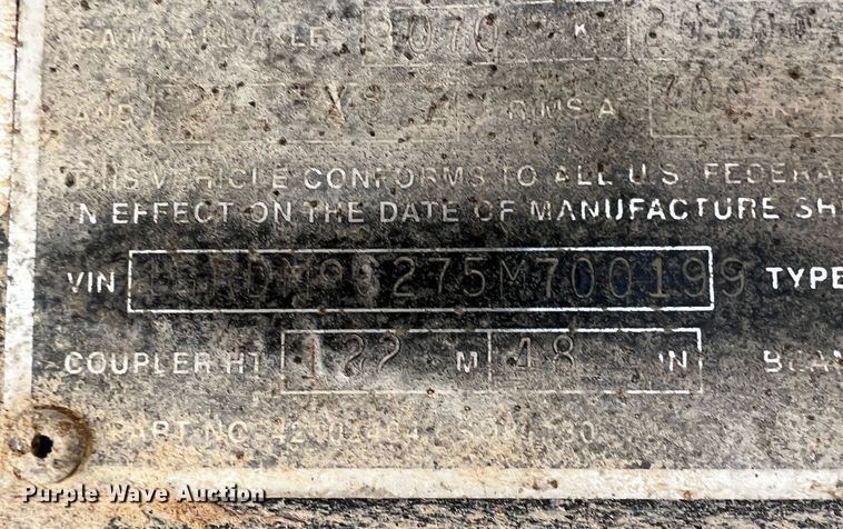 image for item DO8915 2005 Great Dane GPLWSAR 248  flatbed trailer