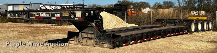 image for item DO8916 2014 Talbert  lowboy equipment trailer