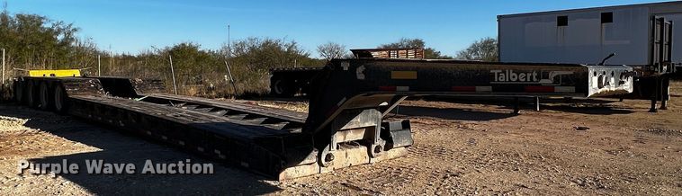 image for item DO8916 2014 Talbert  lowboy equipment trailer
