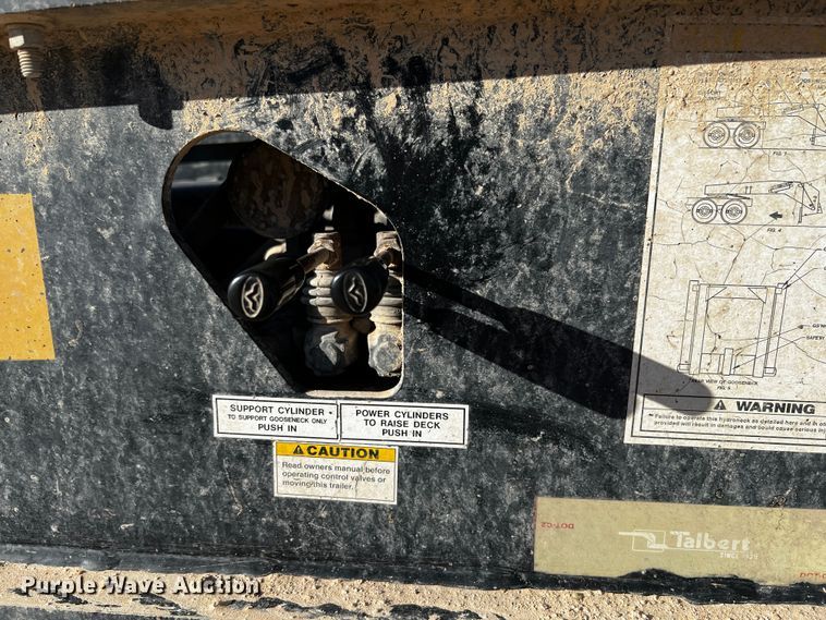 image for item DO8916 2014 Talbert  lowboy equipment trailer