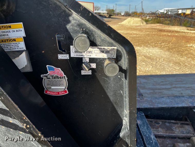 image for item DO8916 2014 Talbert  lowboy equipment trailer