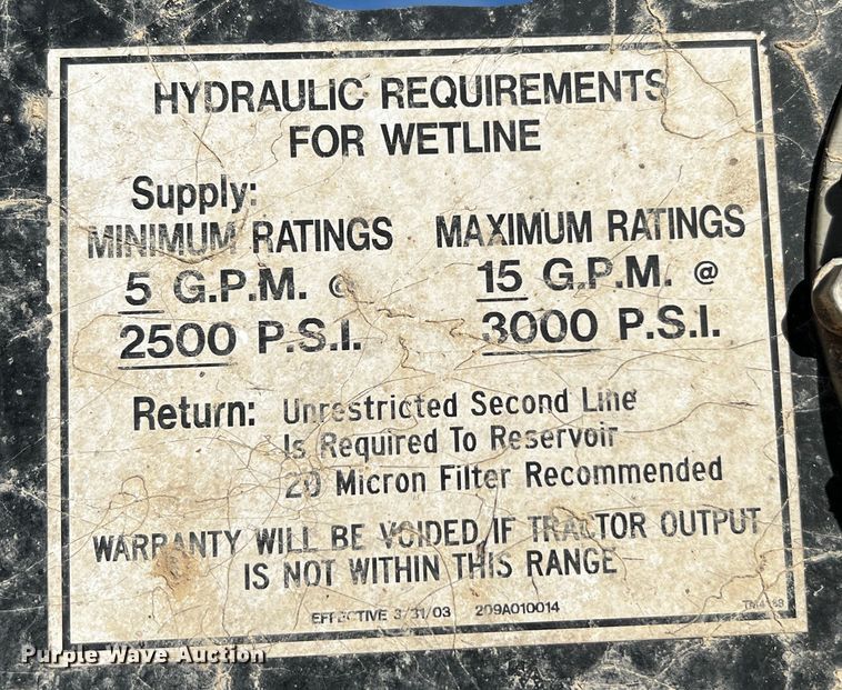 image for item DO8916 2014 Talbert  lowboy equipment trailer