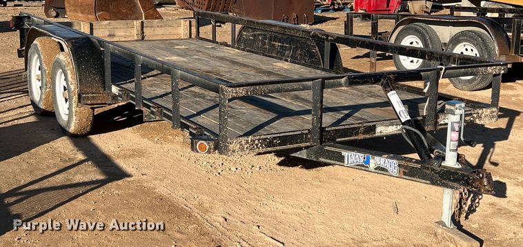 image for item DO8938 2013 Texas Bragg  utility trailer