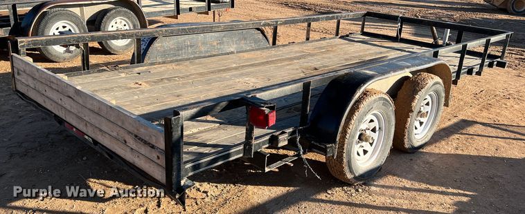 image for item DO8938 2013 Texas Bragg  utility trailer