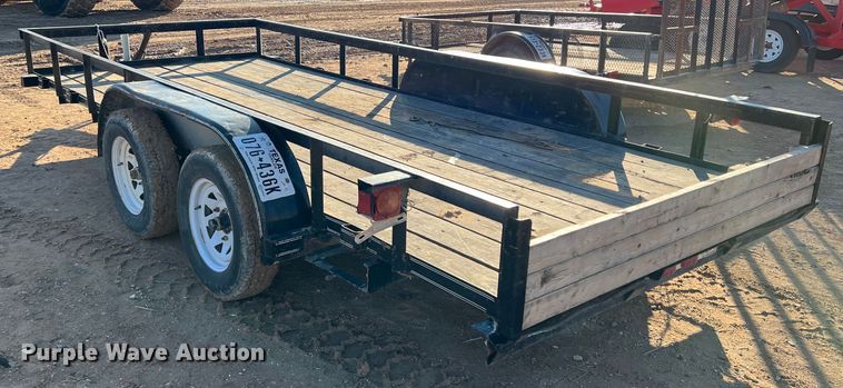 image for item DO8938 2013 Texas Bragg  utility trailer